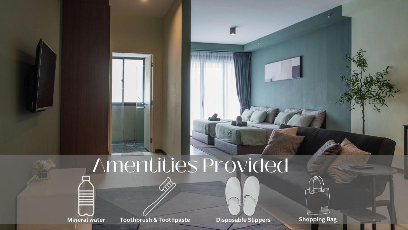 Deluxe Seaview Suite Twin Bed By The Only Bnb Tanjung Tokong Esterno foto
